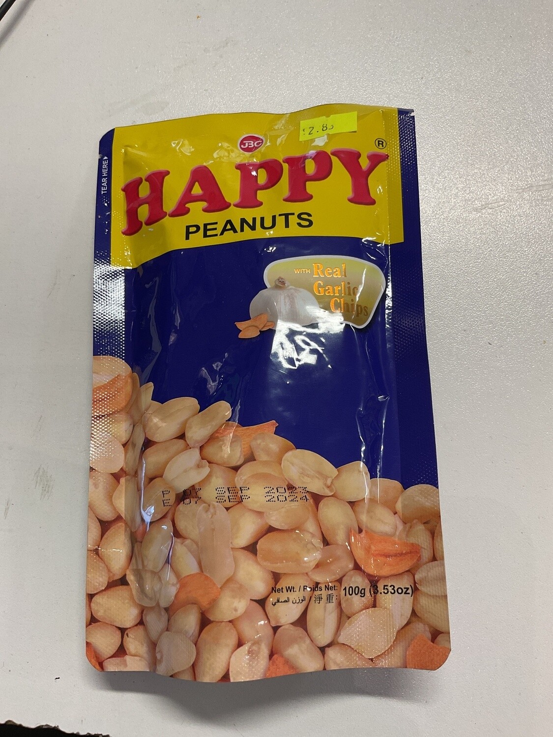 *HAPPY PEANUTS GARLIC 100G