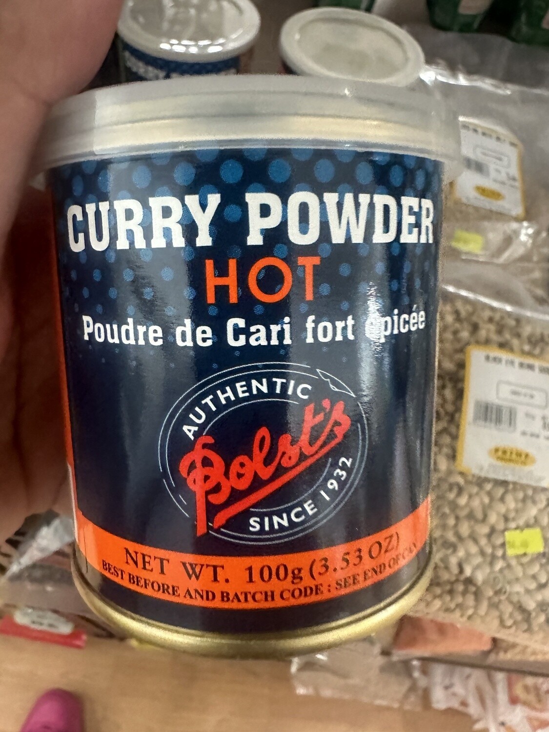 CURRY POWDER HOT 100G