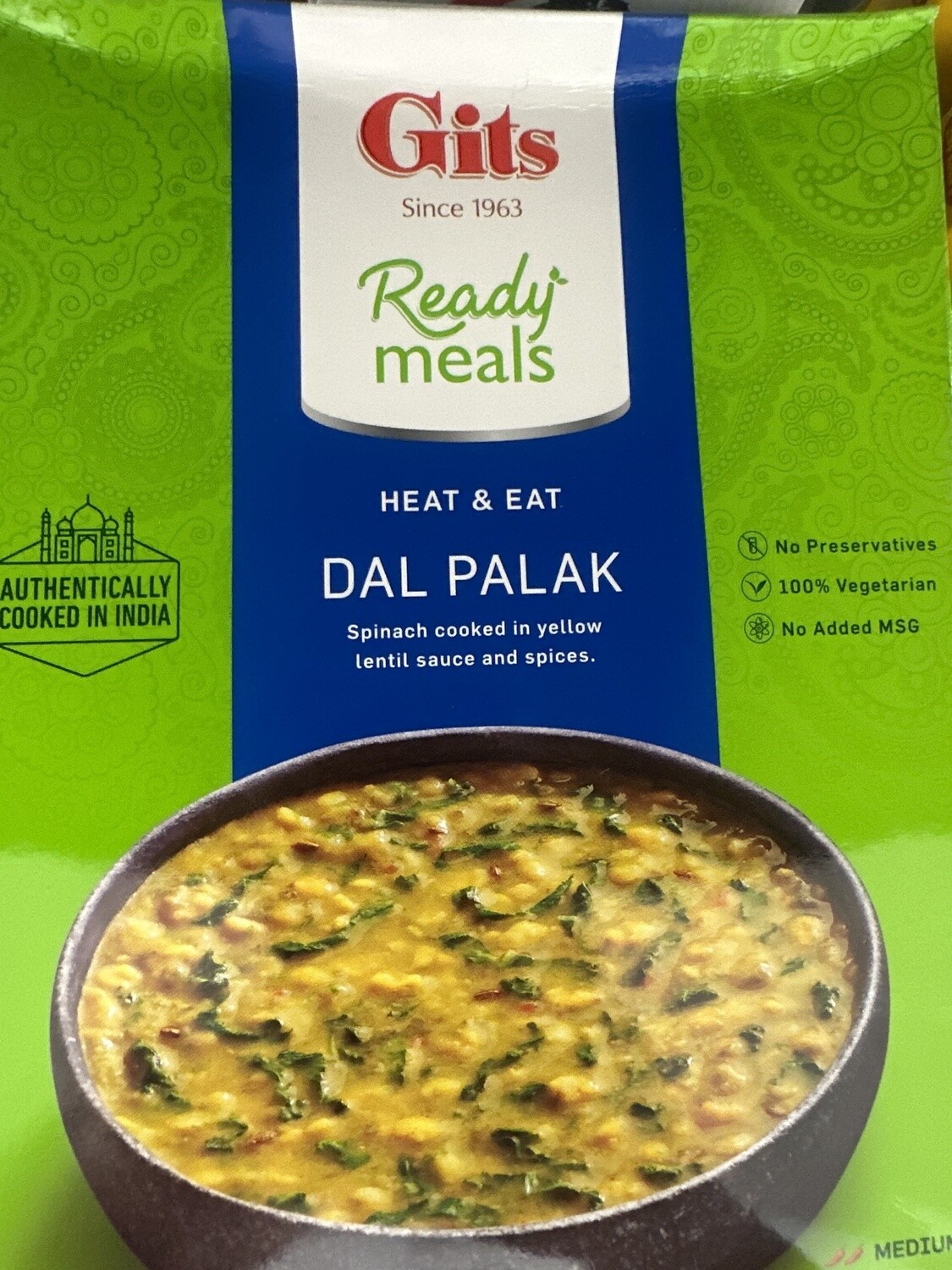 GITS READY MEAL DAL PALAK 300G
