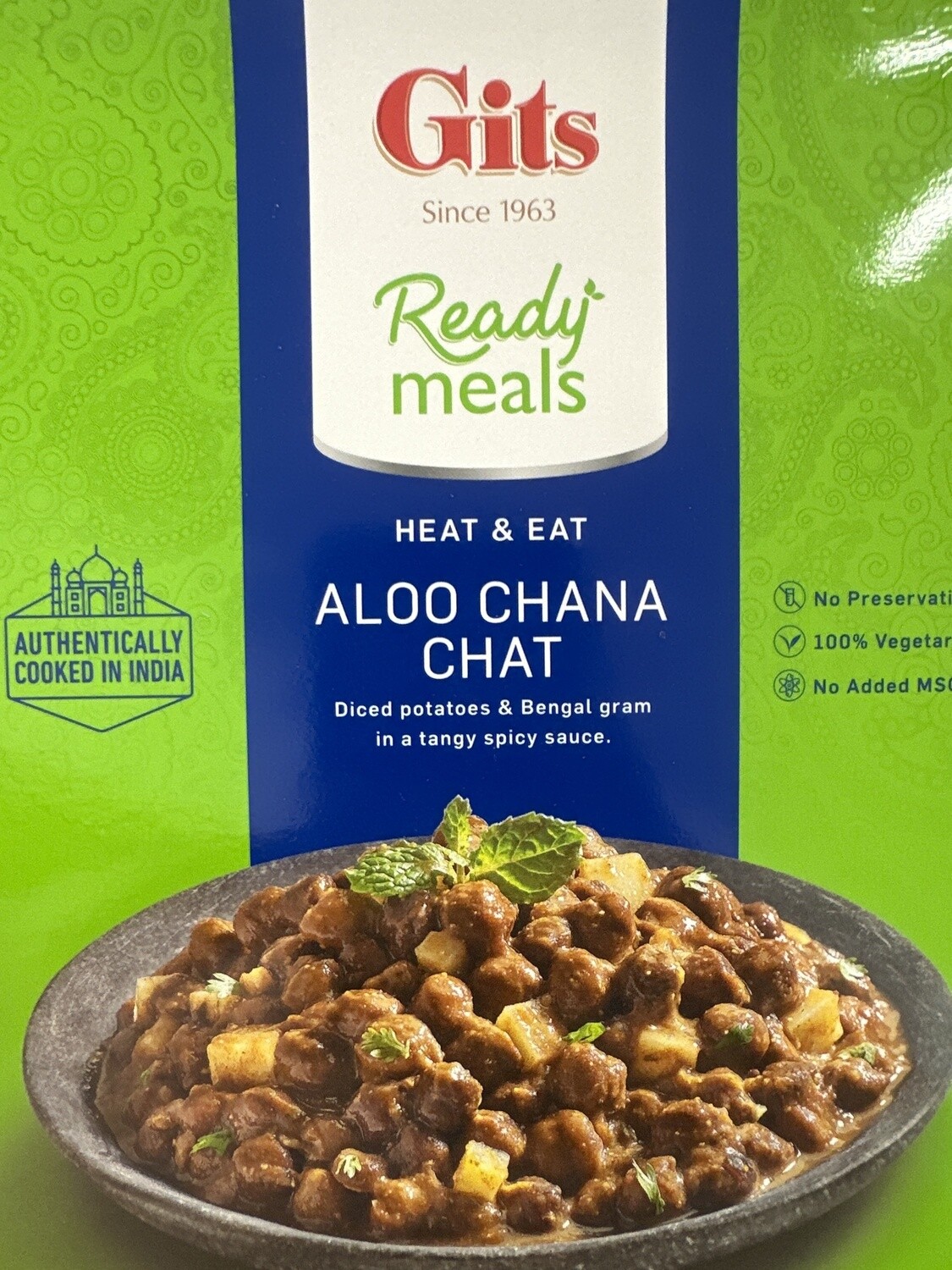 GITS READY MEAL ALOO CHANA CHAT 300G