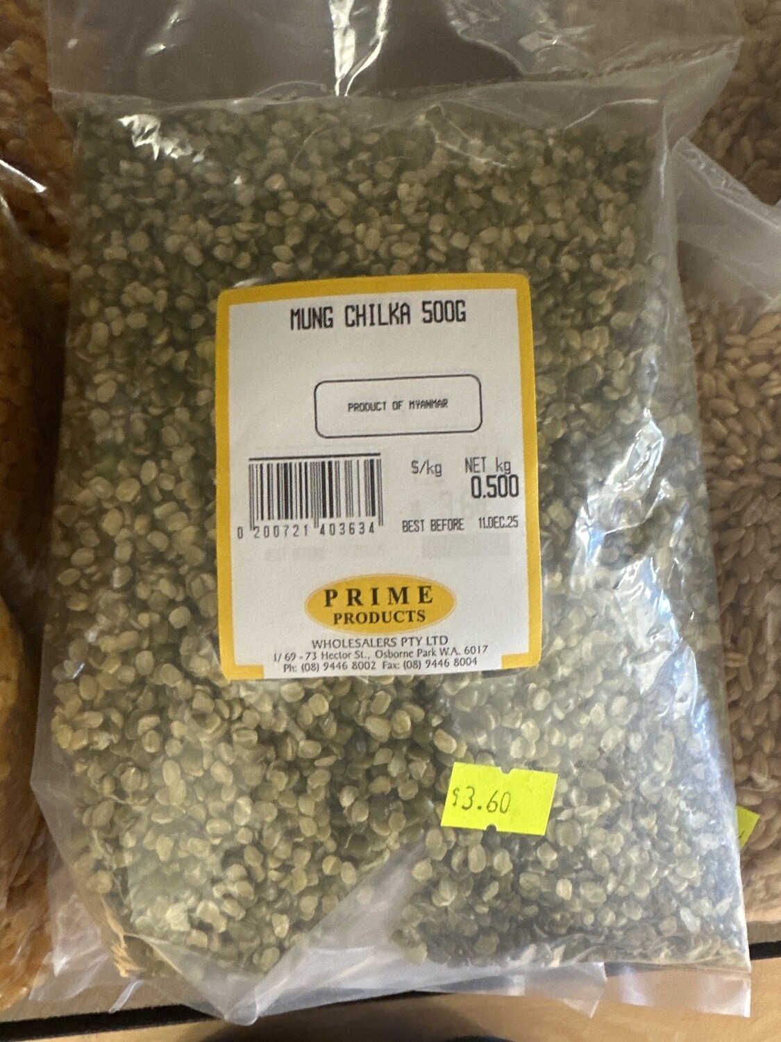 MUNG DAL CHILKA 500G