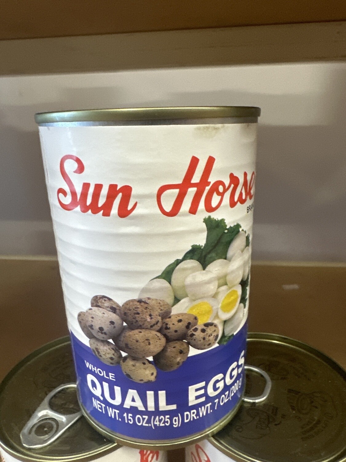 SUN HORSE QUAIL EGGS 425G
