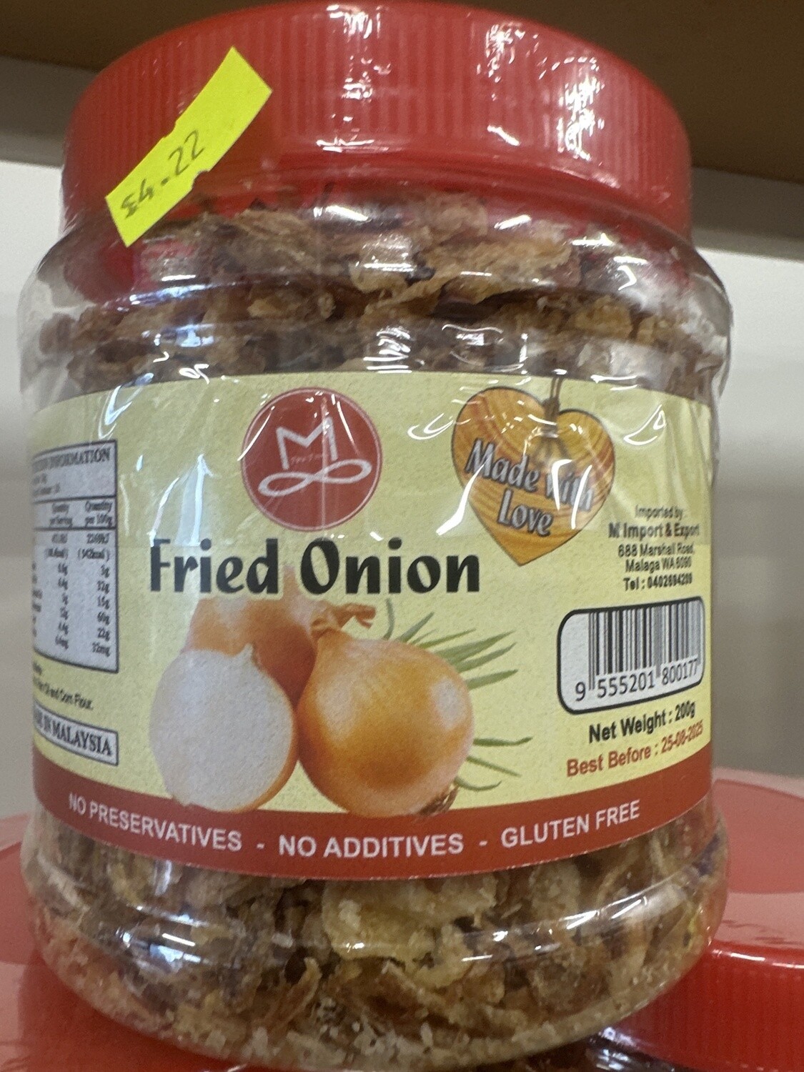 M FRIED ONION  200G