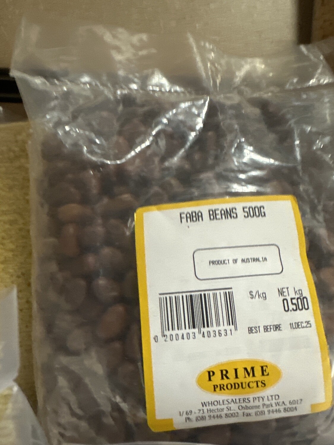 FABA BEANS 500G