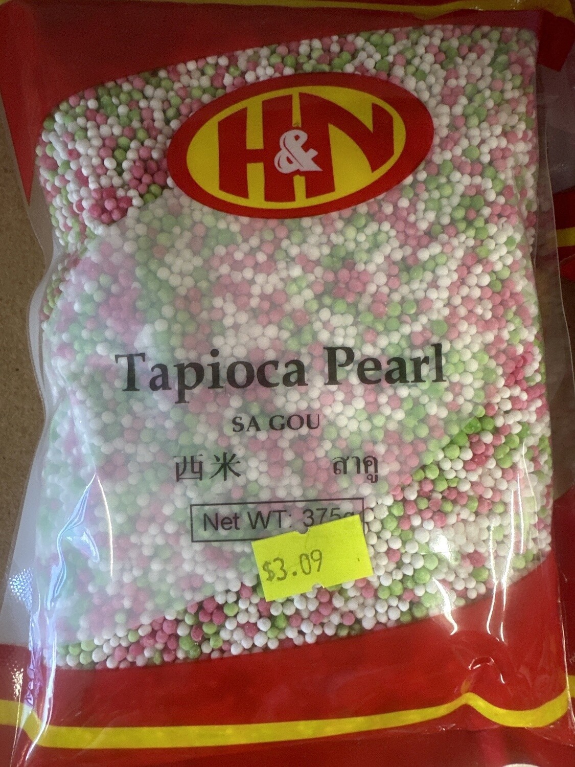 H &amp; N TAPIOCA PEARL MIXED 375G