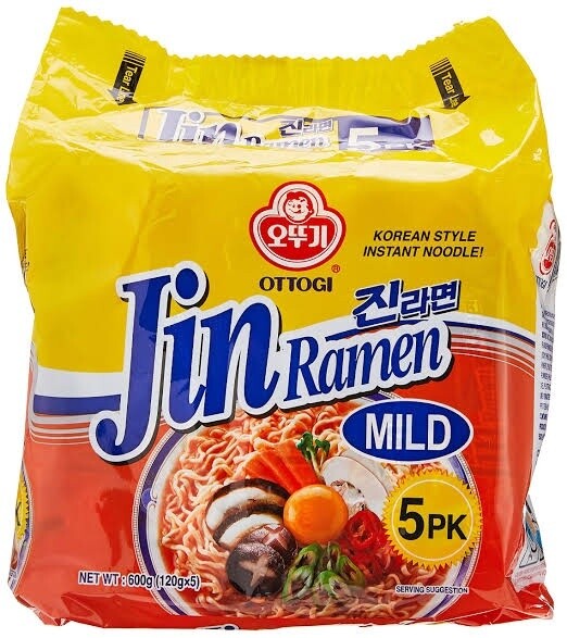 OTTOGI JIN RAMEN MILD 5PK 120G