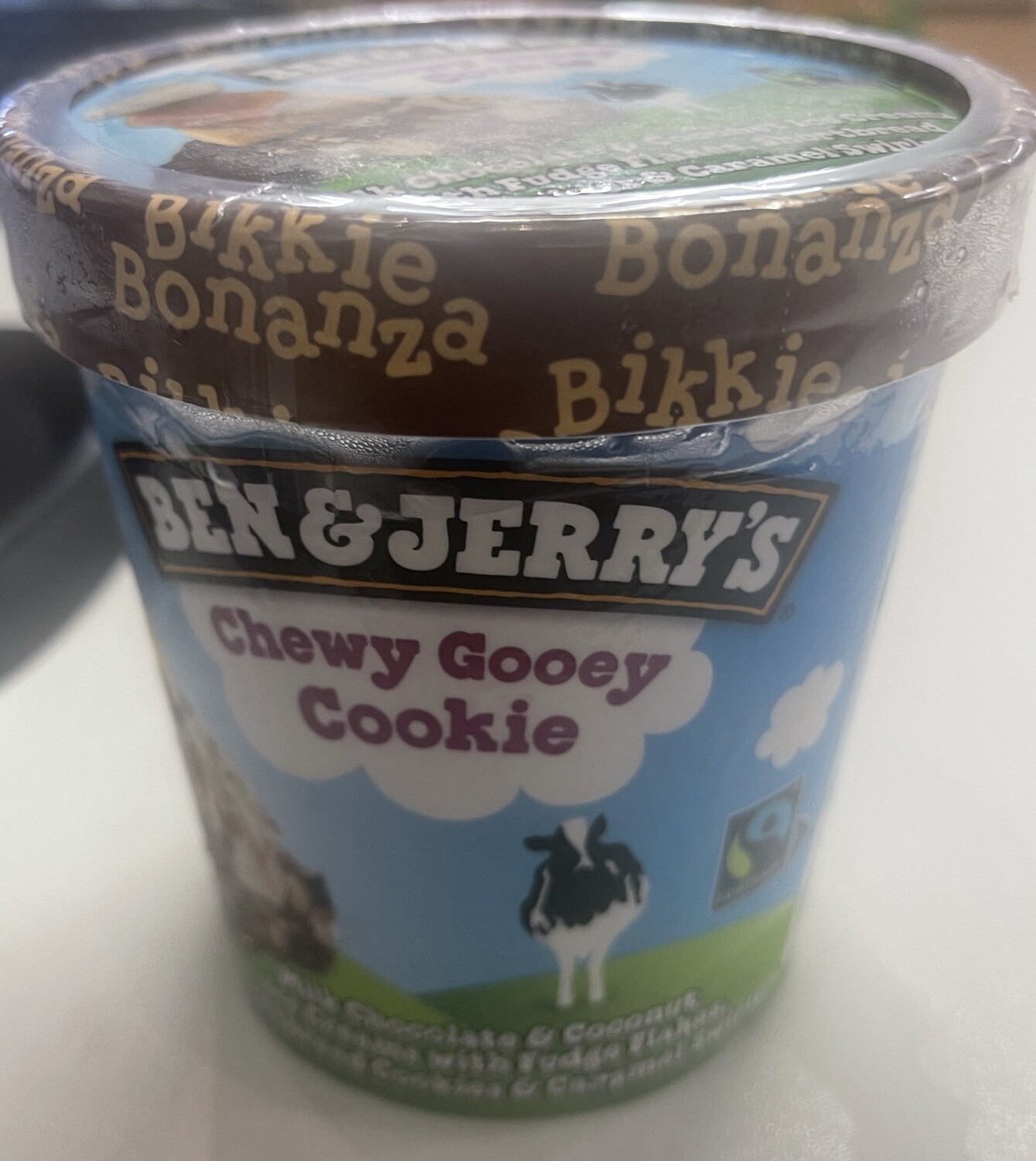 B/JERRY'S CHEWEY GOOEY COOKIE 458ML