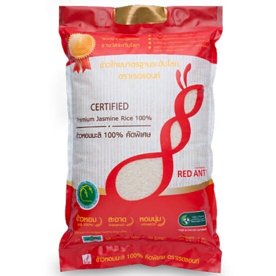 RED ANT 100% JASMINE RICE (RED) 20KG