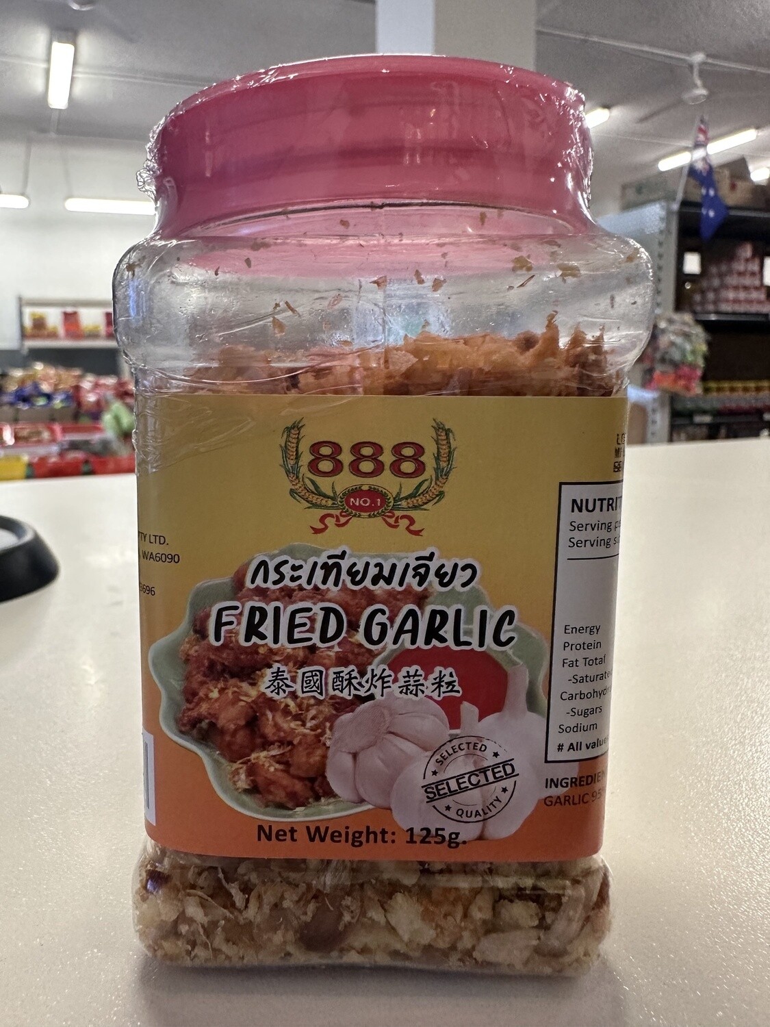 888 FRIED GARLIC 125G