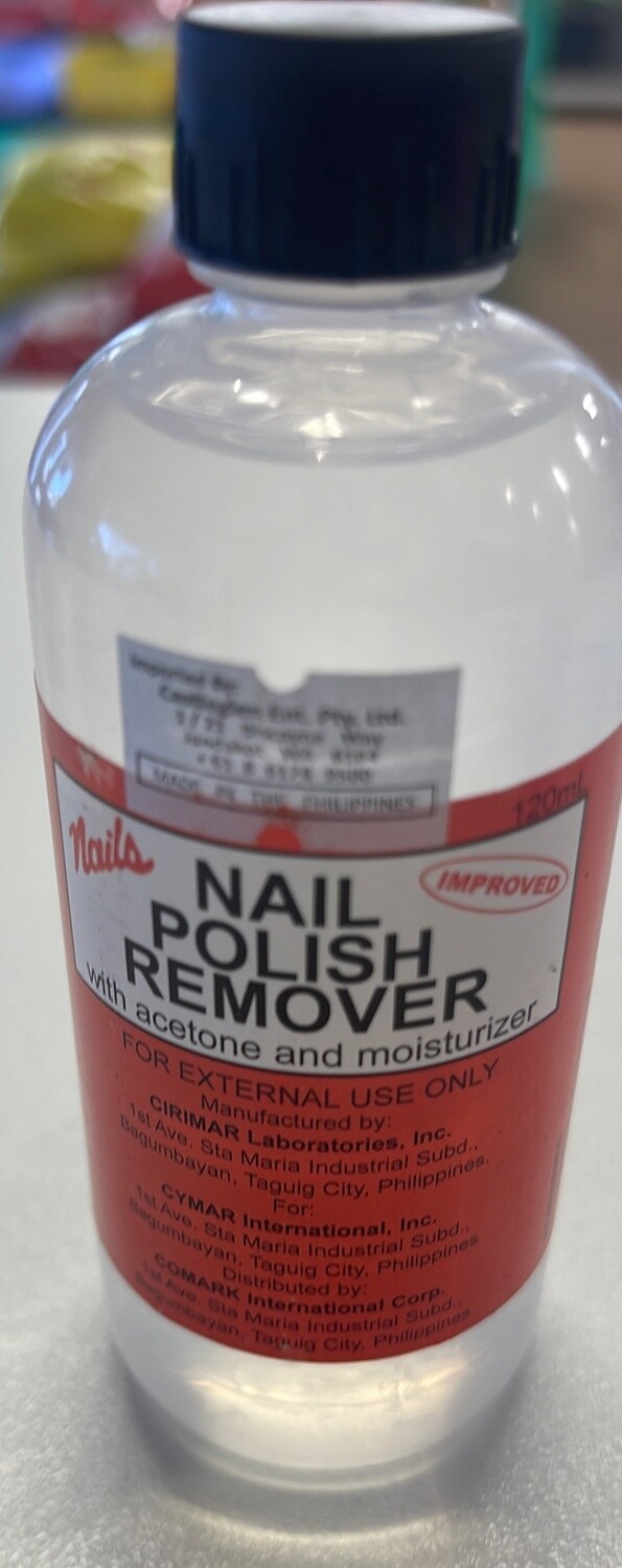 *NAIL POLISH REMOVER 120ML