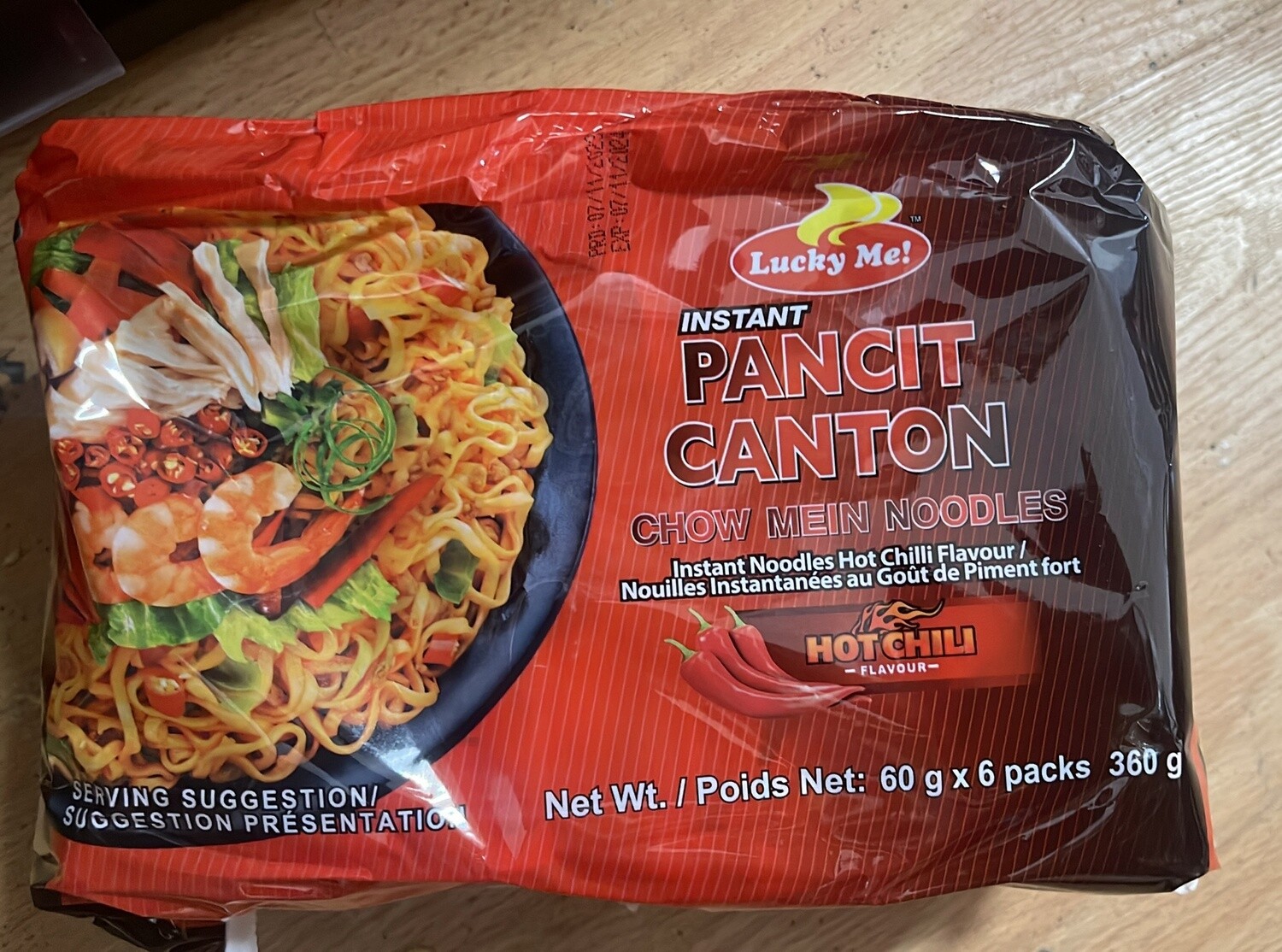 LM  PANCIT CANTON HOT CHILLI 60g