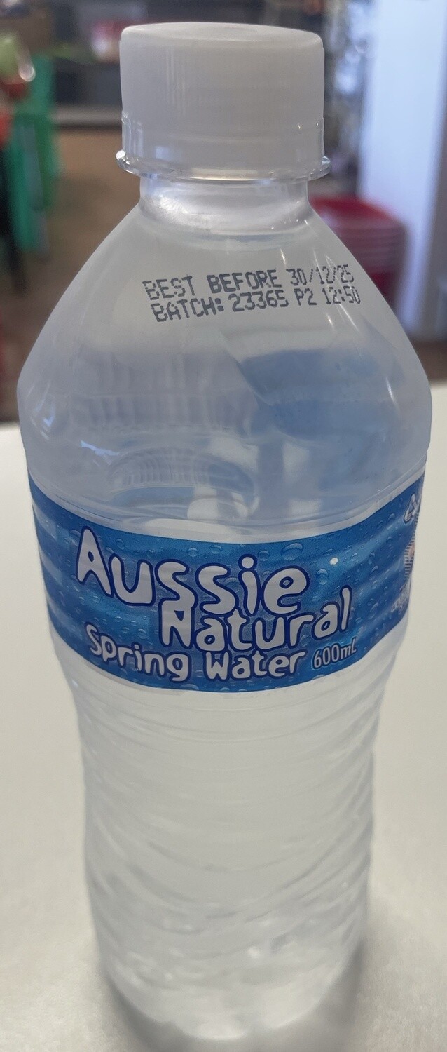 AUSIE NATURAL SPRING WATER 600ML