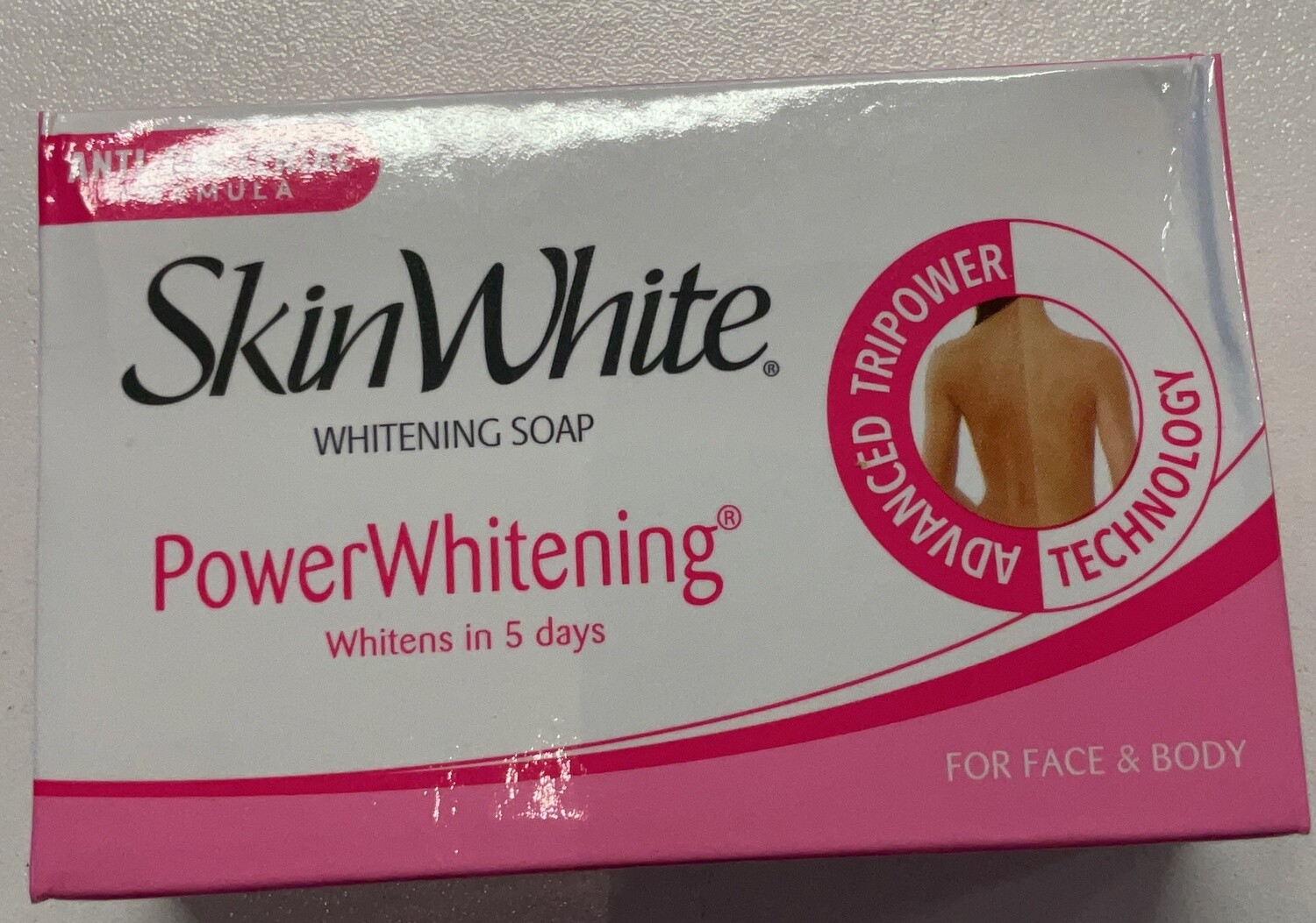 SKIN WHITE BATH SOAP PINK 125G