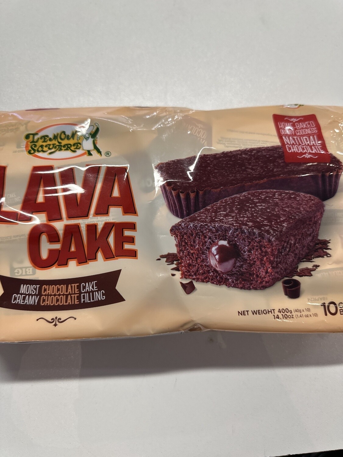 LEMON SQUARE LAVA CAKE 10 X 40G