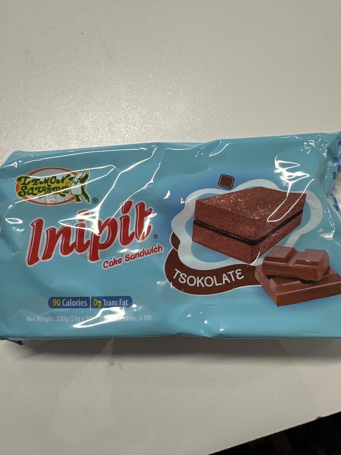 LEMON SQUARE INIPIT CHOCO 10X23G