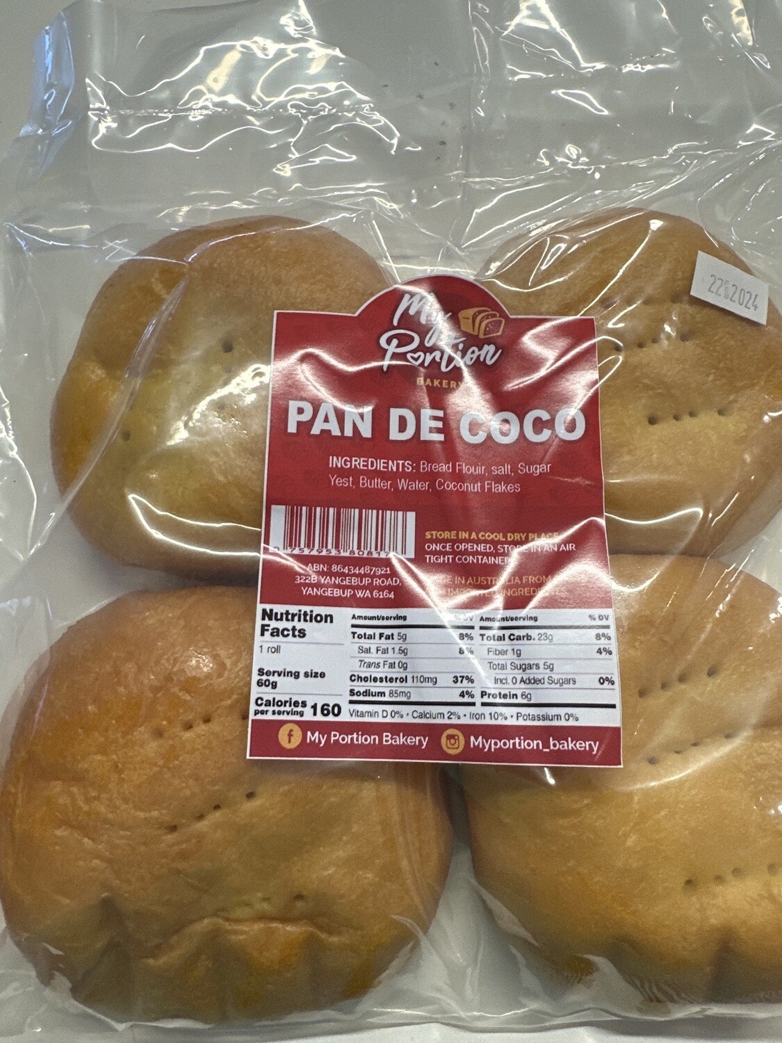 MY PORTION PANDE COCO 4XPCKS