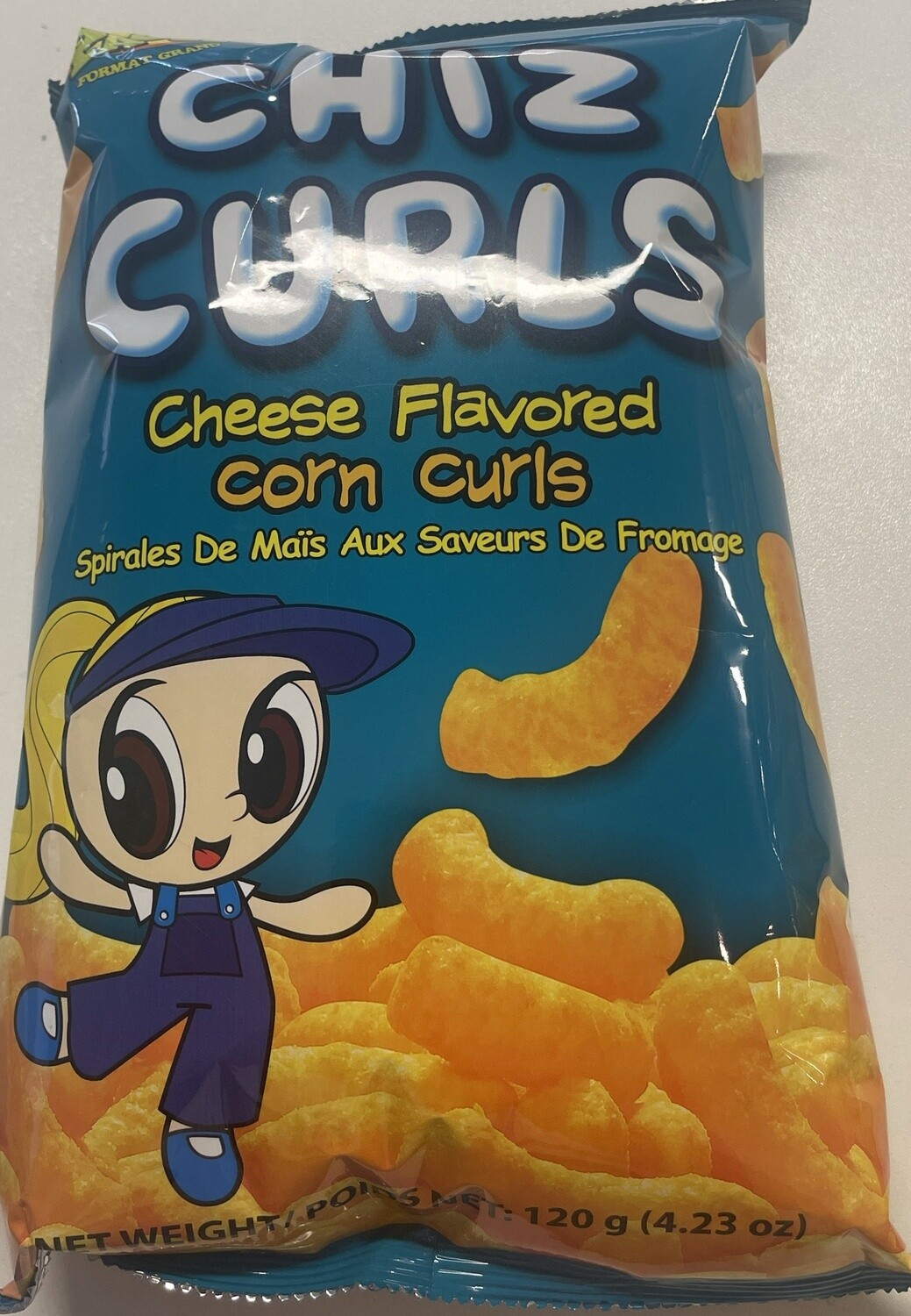 *JACK&#39;N JILL CHIZ CURLS CHEESE 120G