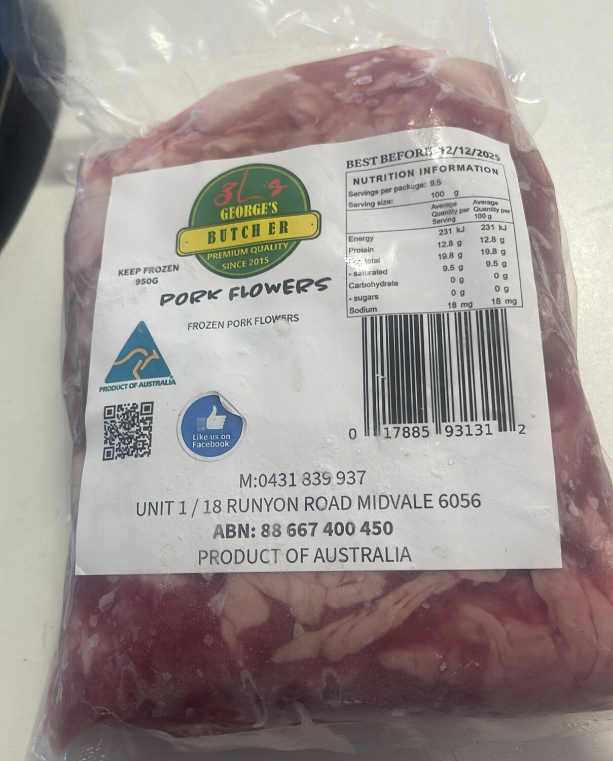 GEORGE PORK FLOWERS 950G