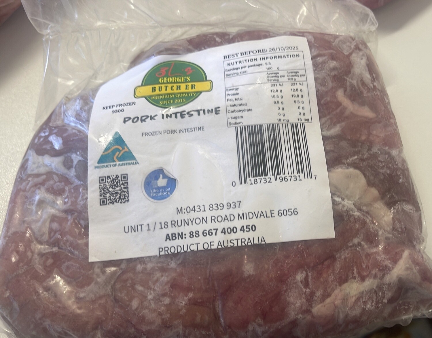 GEORGE PORK INTESTINE 950G