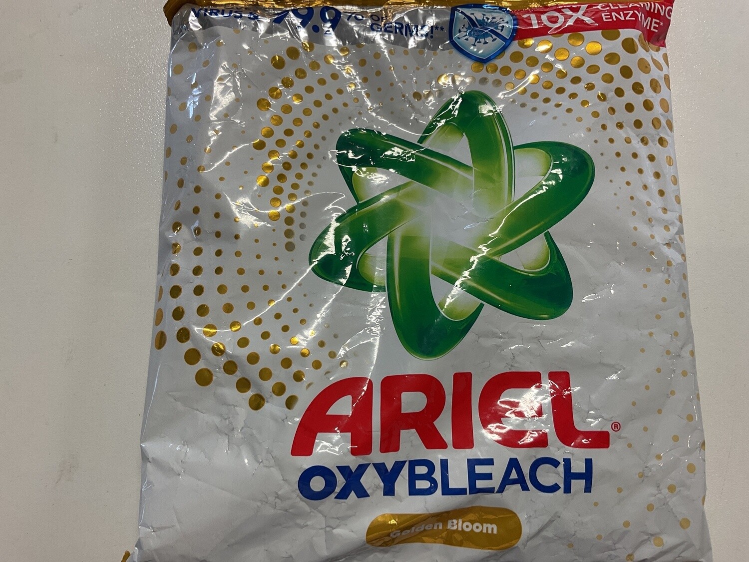 *ARIEL POWDER  OXYBLEACH GLODEN BLOOM 555G