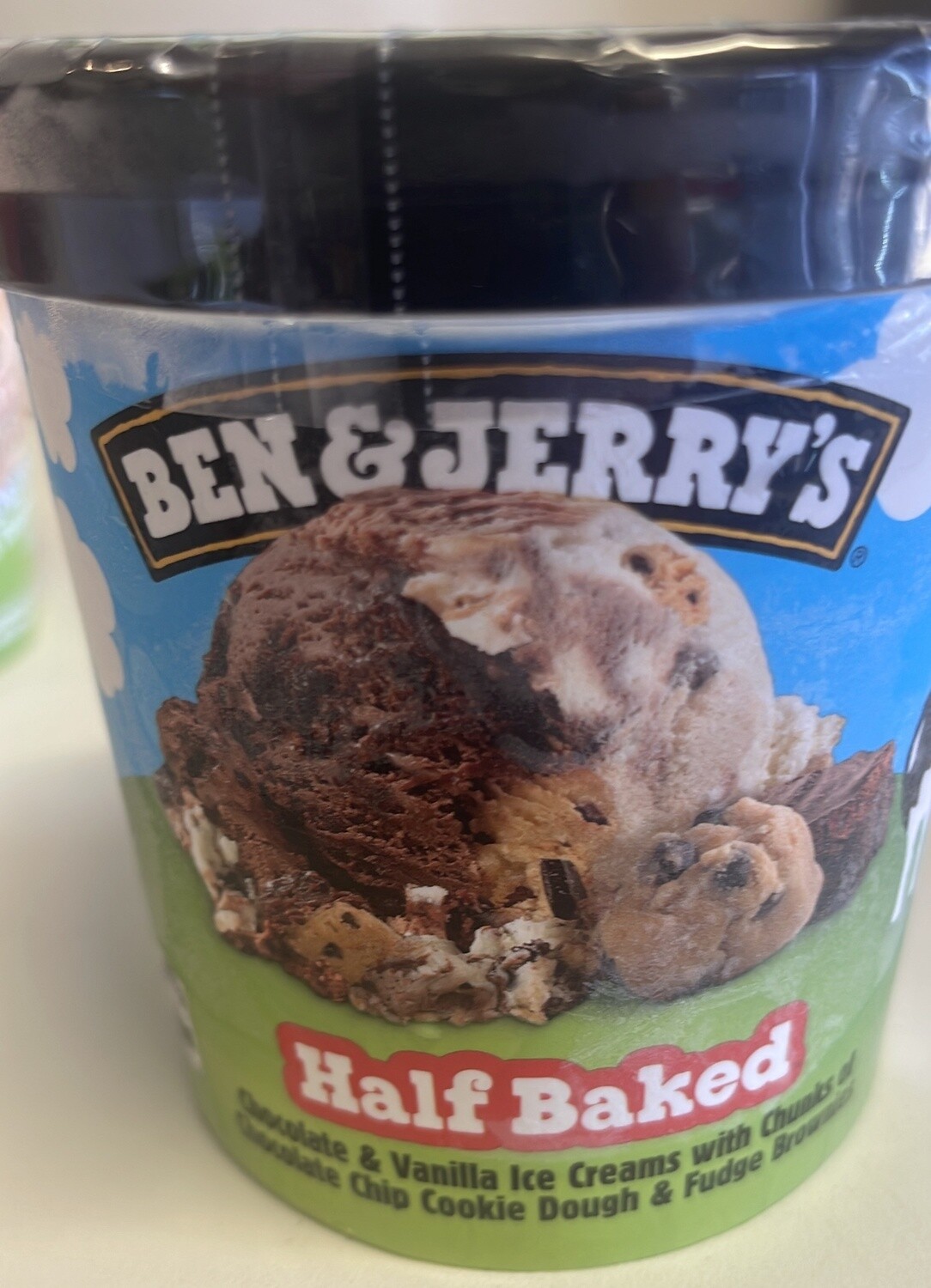 B &amp; J&#39;S HALF BAKED 458 ML
