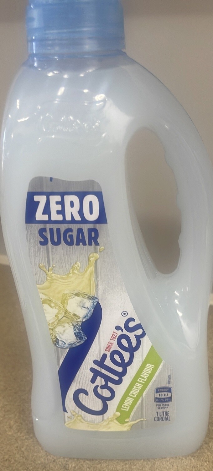 LEMON CURH FLAVOUR ZERO SUGAR 1L