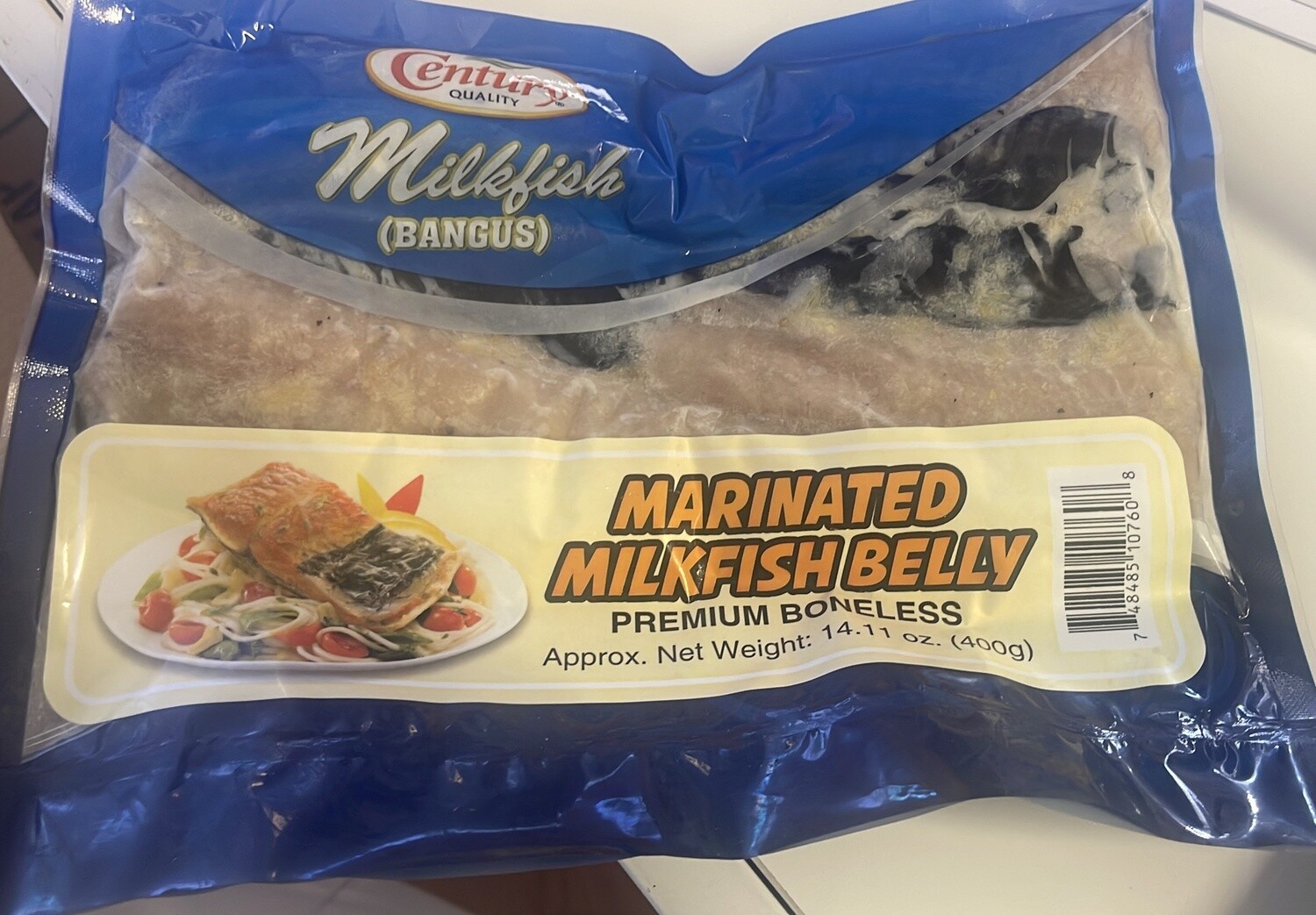 CENTURY MARINATED MILKFISH BELLY BONELESS 400g
