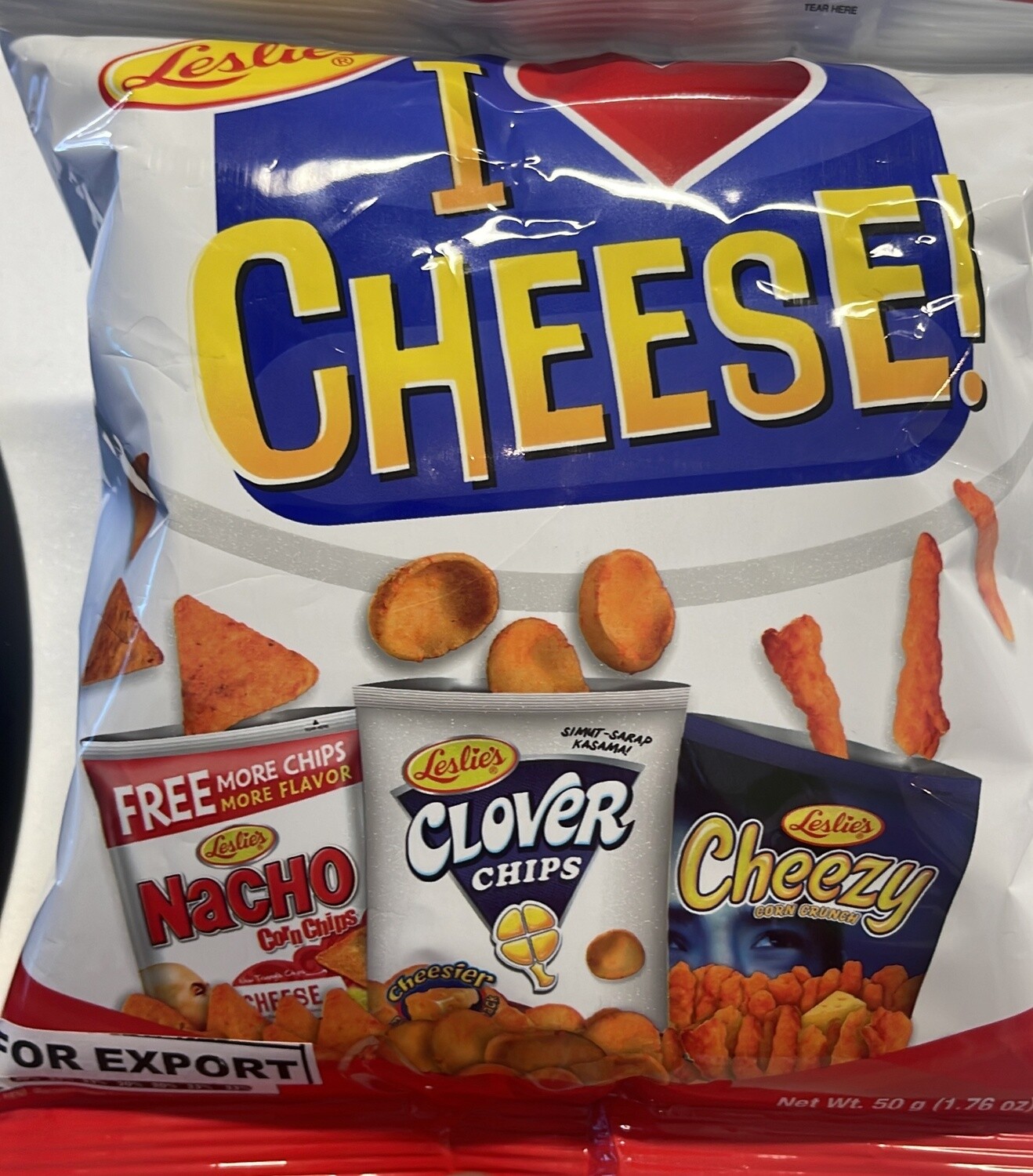 *LESLIE&#39;S I HEART CHEESE 50G