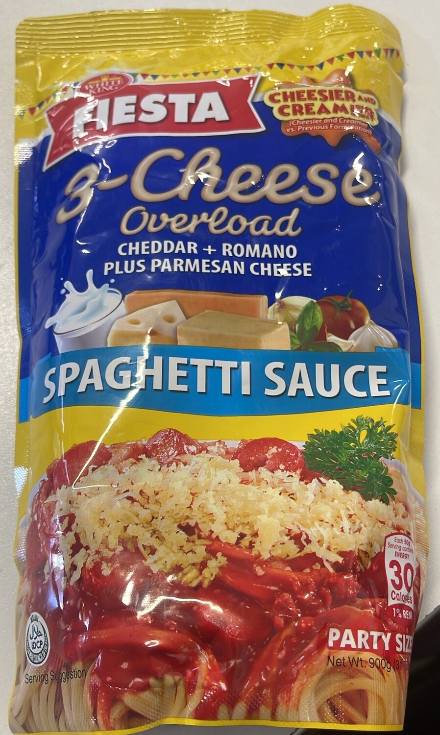 FIESTA 3 - CHEESE OVERLOAD SPAGHETTI SAUCE 900G