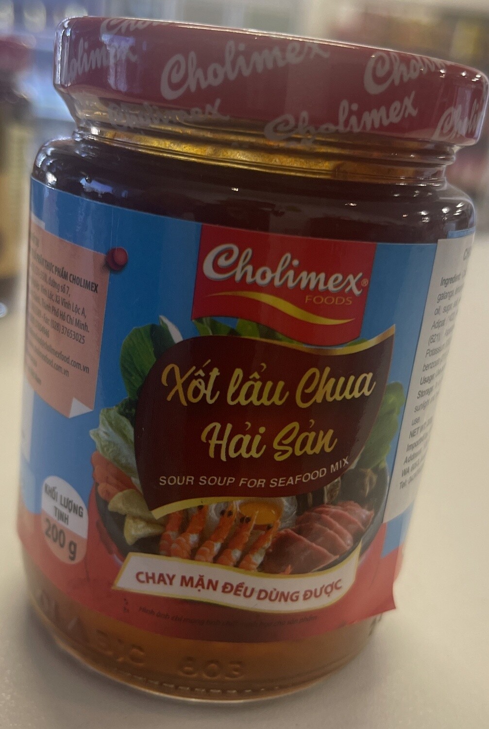 CHOLIMEX PREP SEAFOOD HOTPOT SAUCE 200G