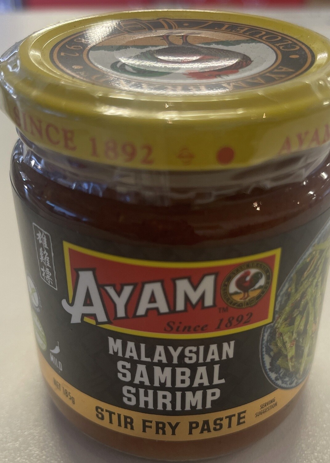 AYAM MALAY SAMBAL SHRIMP PASTE 185G