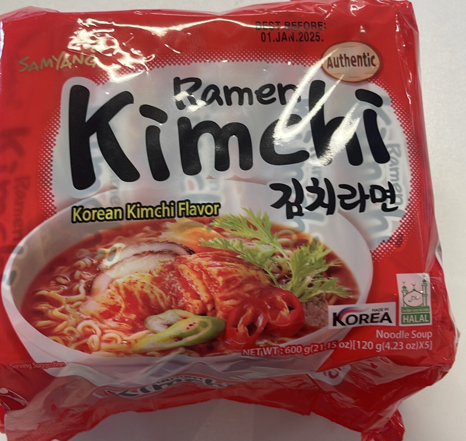 SAMYANG RAMEN KIMCHI FLAVOR 120G