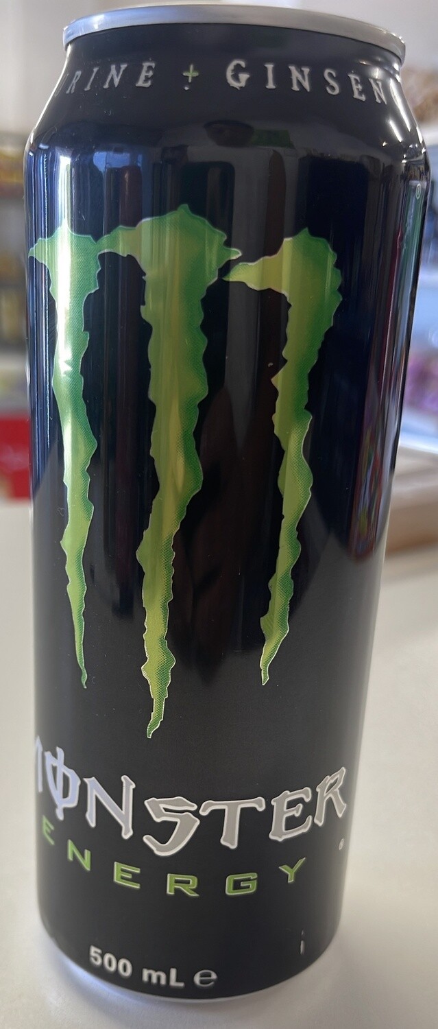 *MONSTER ENERGY DRINK GREEN 500ML