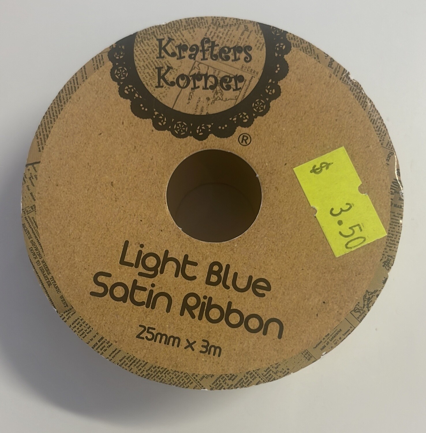 RIBBON (PASTE BLUE) 25MM X 3M