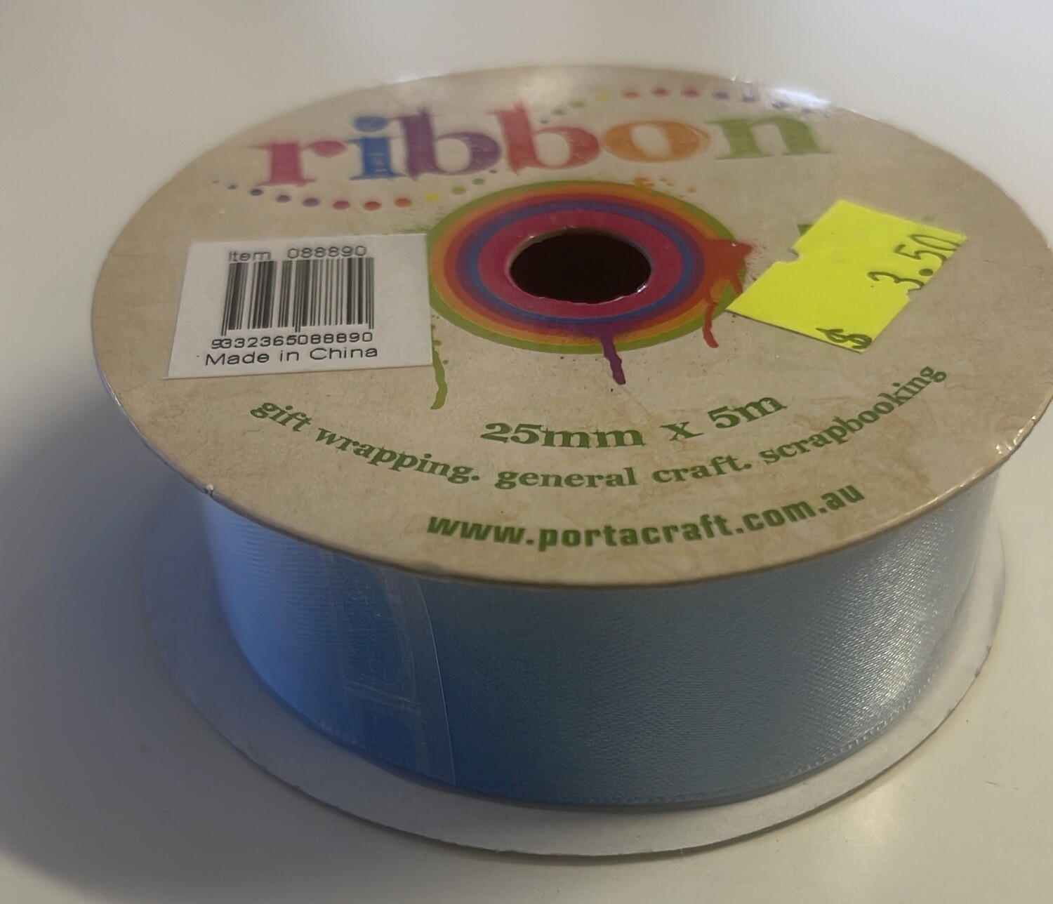 RIBBON (LIGH BLUE) 25MM X 5M