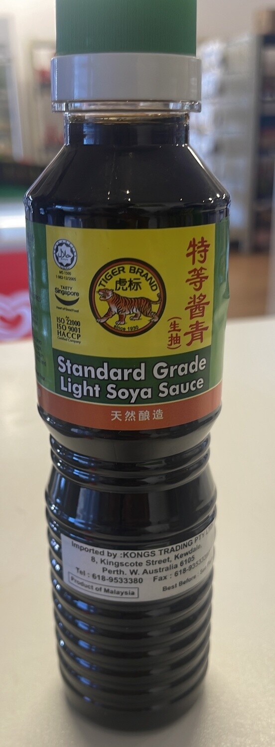 TIGER LIGHT SOYA SAUCE 320ML