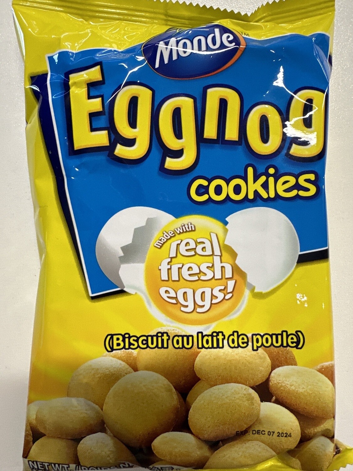 *MONDE/NISSIN  EGGNOG  COOKIES 130G