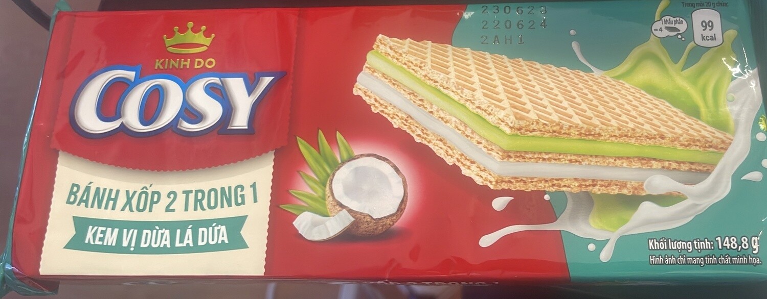*KINH DO COSY WAFER PANDAN 148.8G