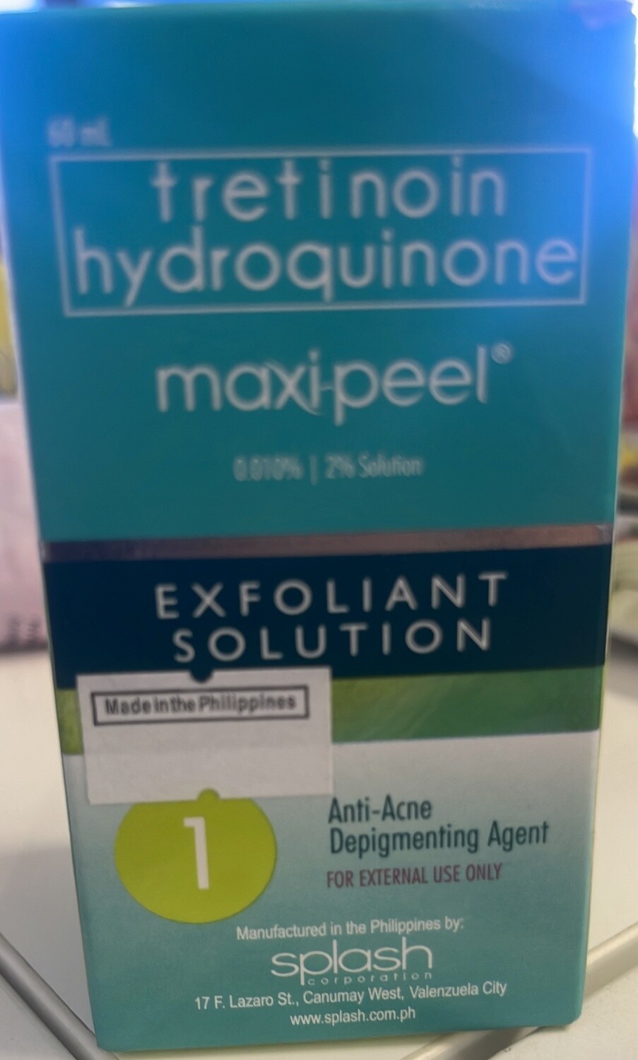 *MAXI-PEEL EXFOLIANT SOL #1 60ML