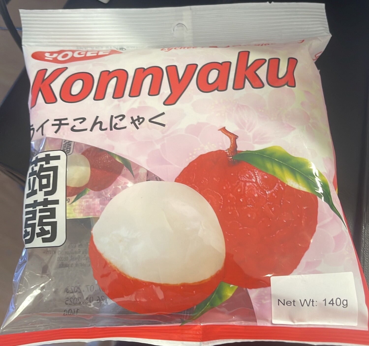 *YOGEE KONNYAKU LYCHEE 140G