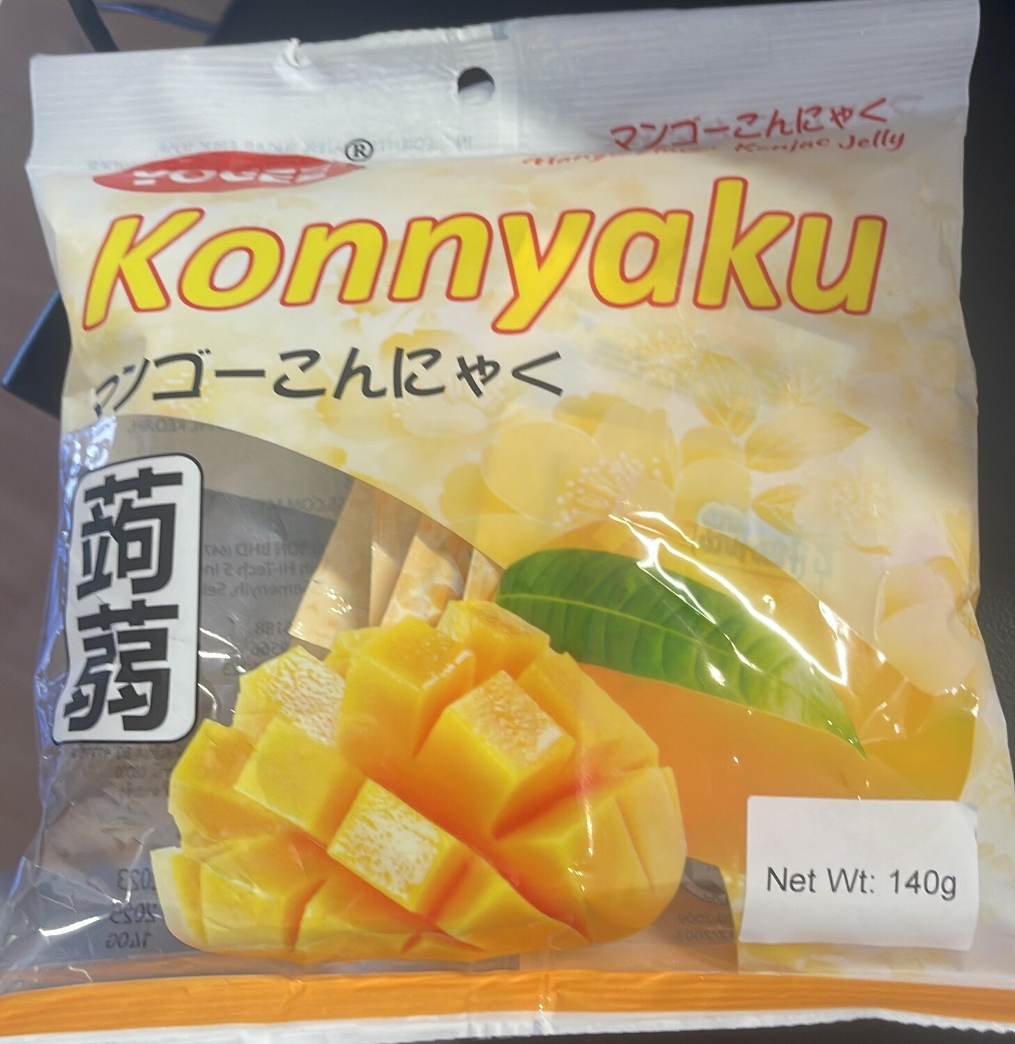 *YOGEE KONNYAKU MANGO 140G