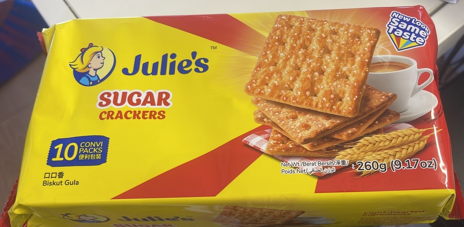 *JULIE&#39;S SUGAR CRACKERS 260G