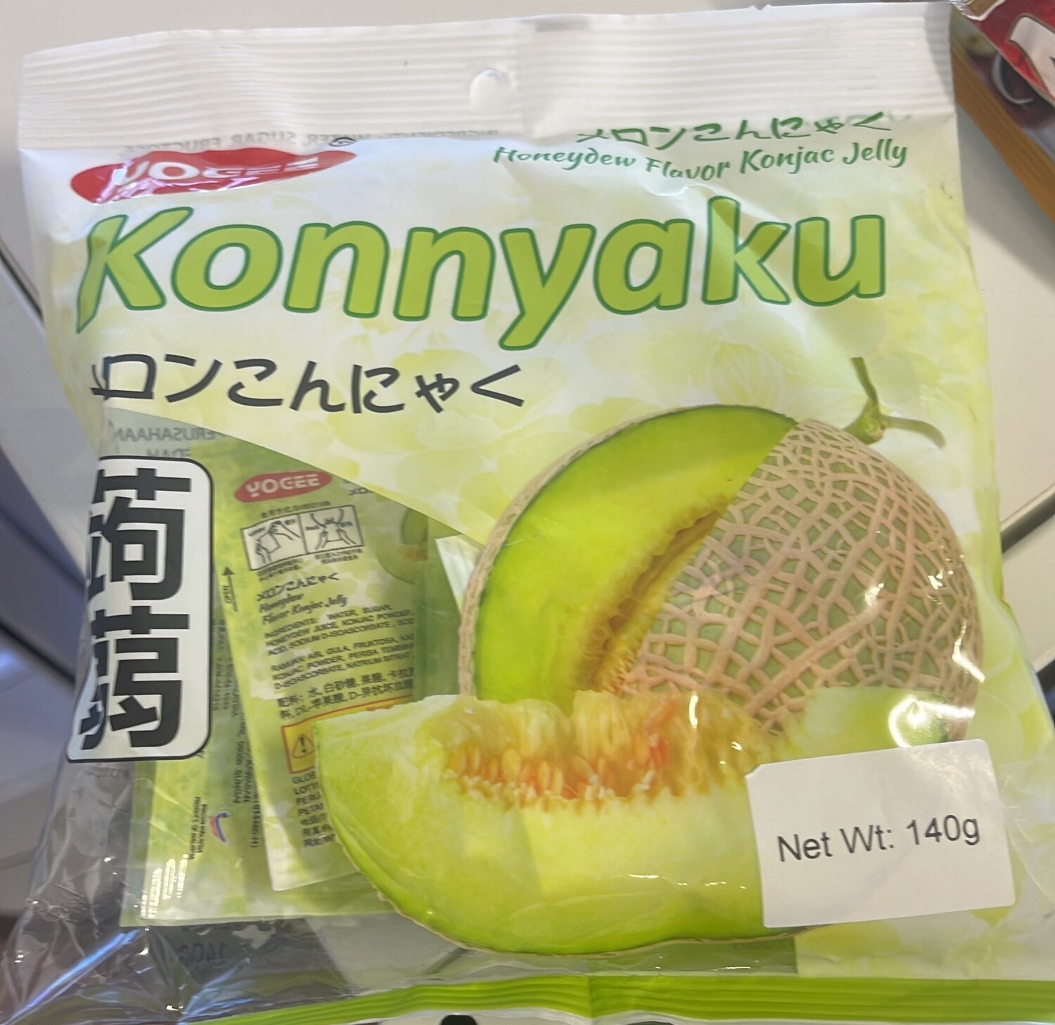 *YOGEE KONNYAKU HONEYDEW 140G