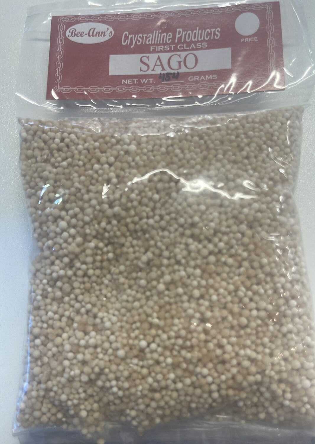 BEE-ANN&#39;S TAPIOCA PEARL WHITE SMALL 454G