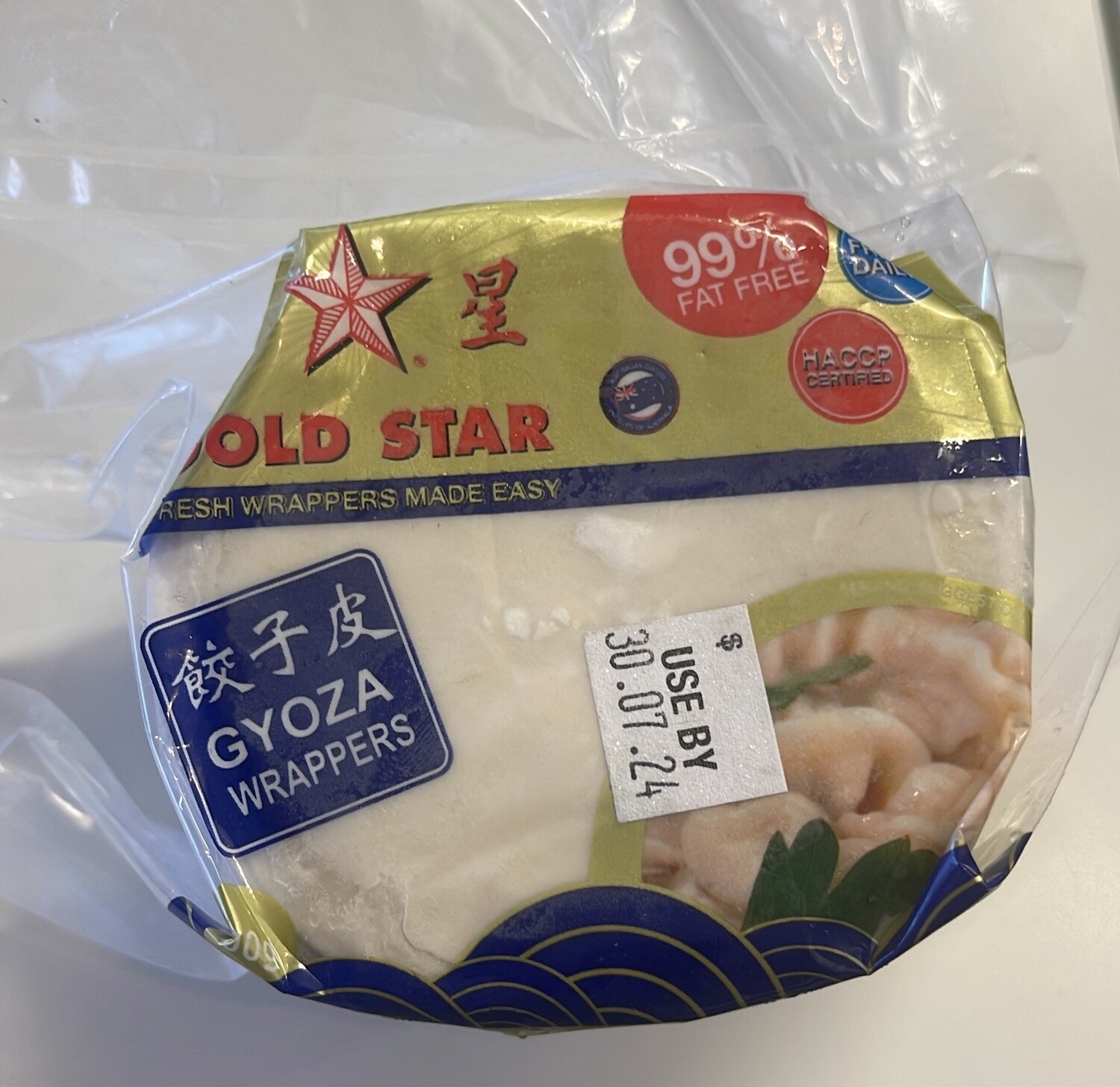 GOLDSTAR GYOZA WRAPPERS 500G