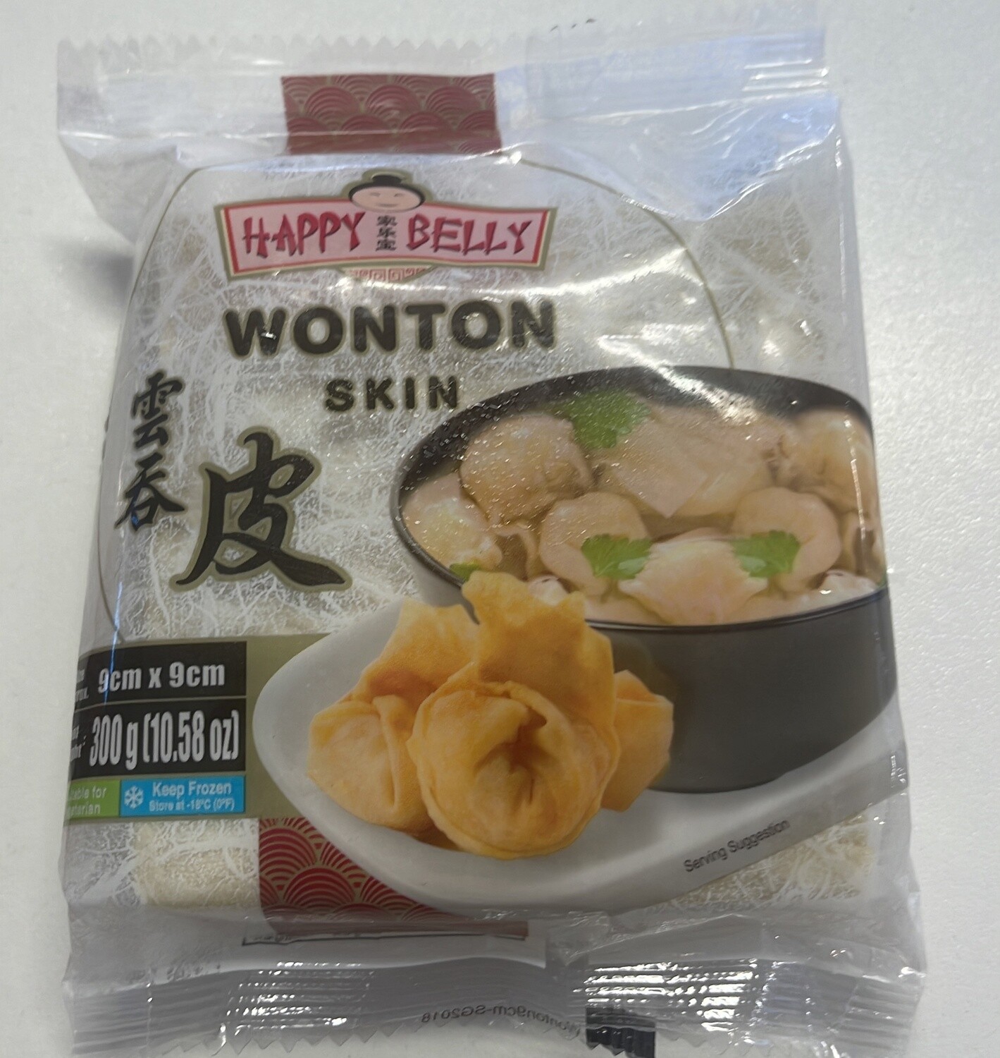 TYJ HAPPY BELLY WONTON SKIN 300G