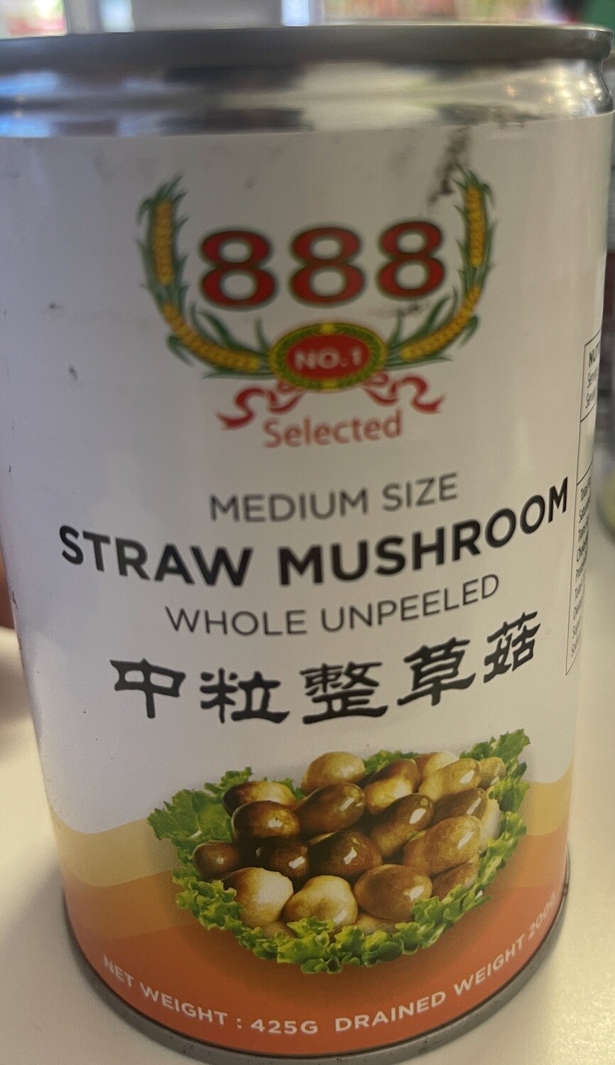 888 CANNED STRAW MUSHROOM 425G