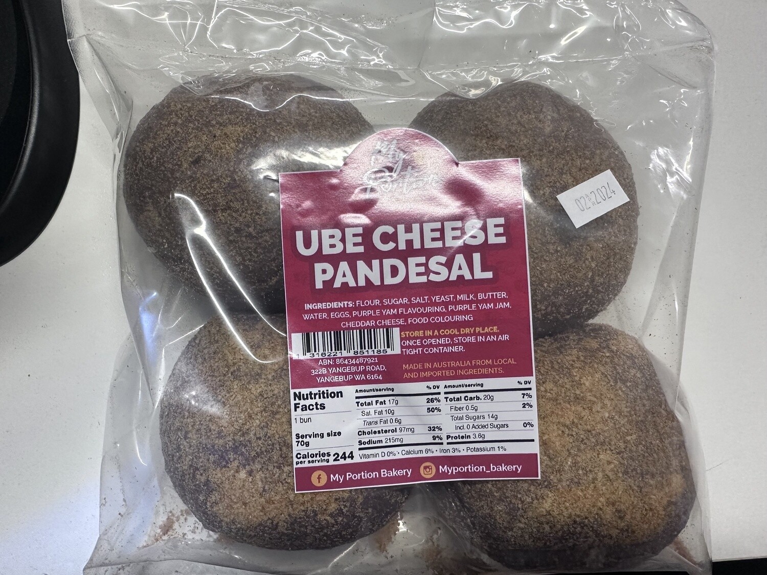MY PORTION UBE PANDESAL