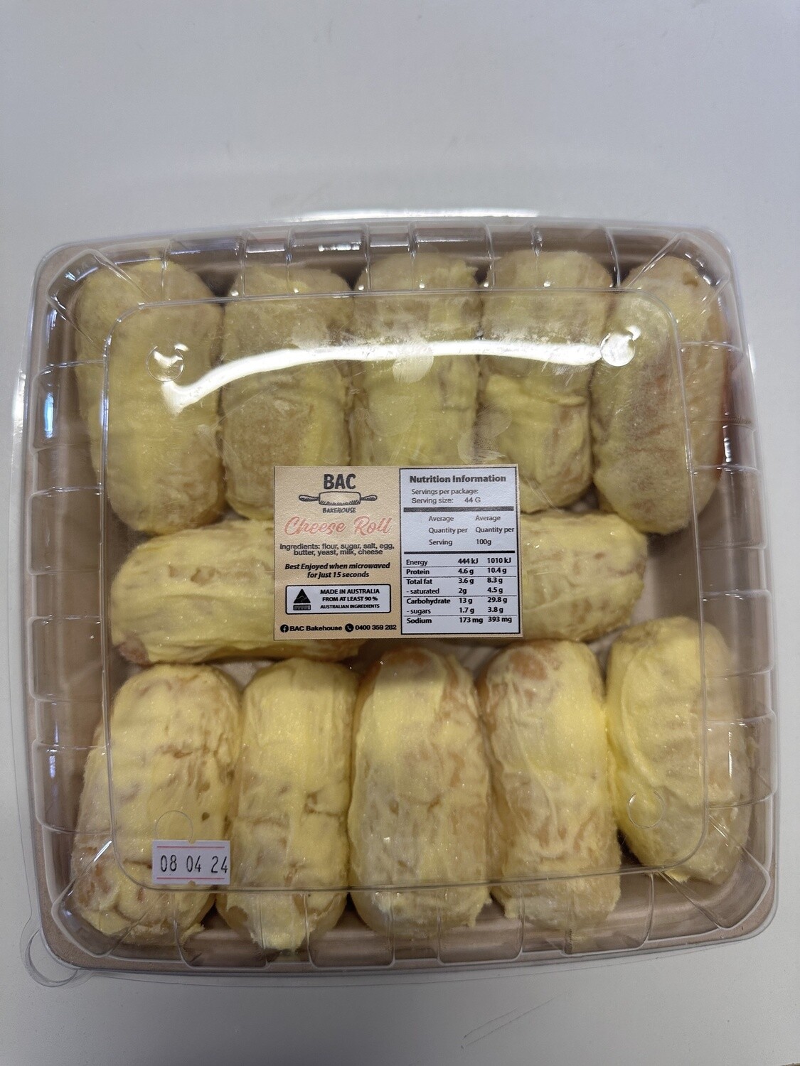 BAC CHEESE ROLL  12PCS