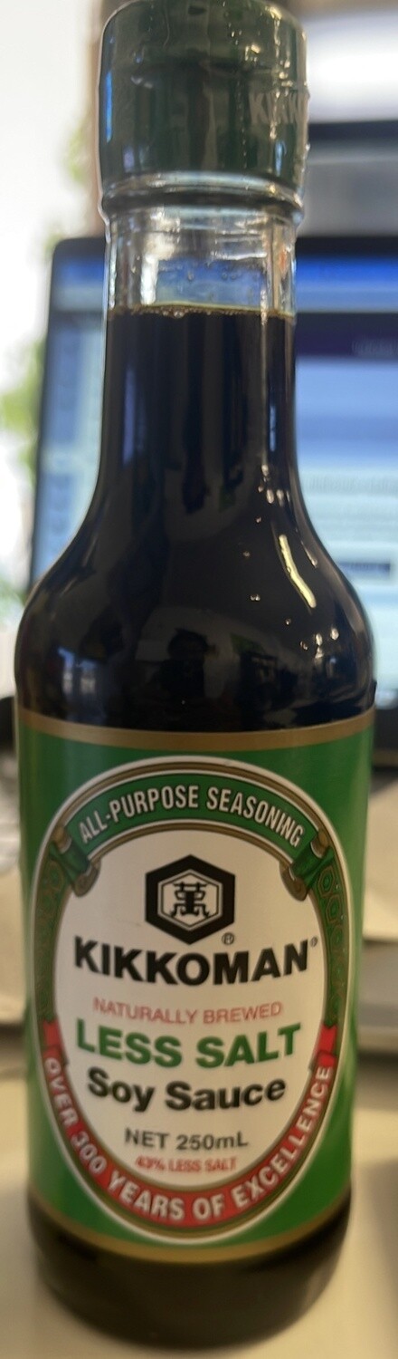 KIKKOMAN L/SALT SOY SAUCE 150ML